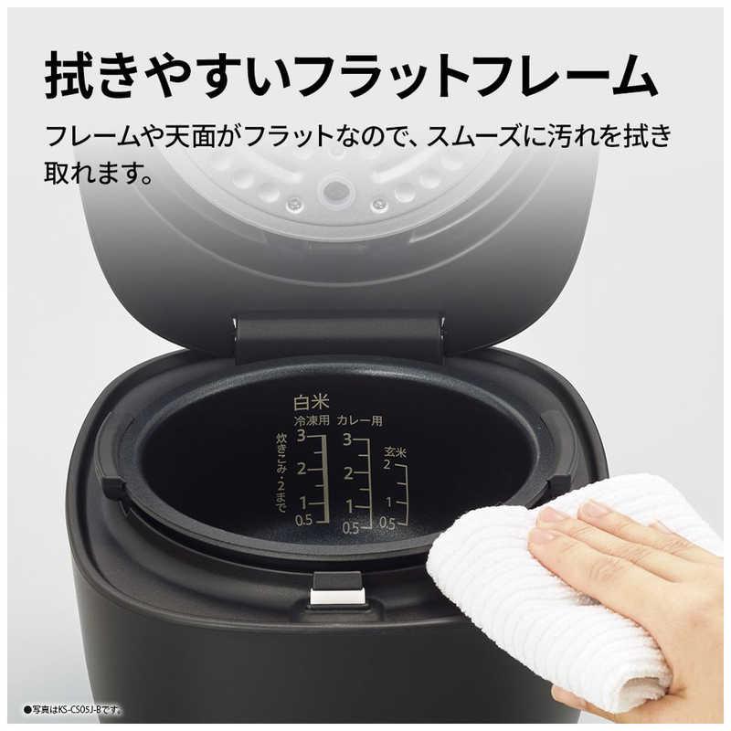 SHARP KS-CS05J ジャー炊飯器（3合炊きタイプ） ジャー炊飯器 ホワイト KS-CS05J-W [3合 /マイコン] SHARP｜シャープ