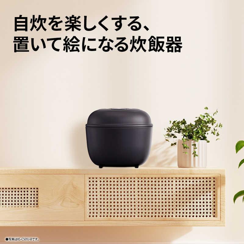 シャープ SHARP 炊飯器 3合 マイコン ホワイト KS-CS05J-W : コジマ