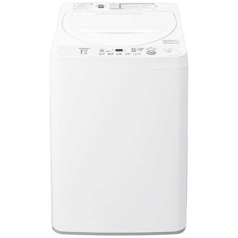 シャープ SHARP 全自動洗濯機 洗濯5.5kg ホワイト ES-GE5K-W（標準設置