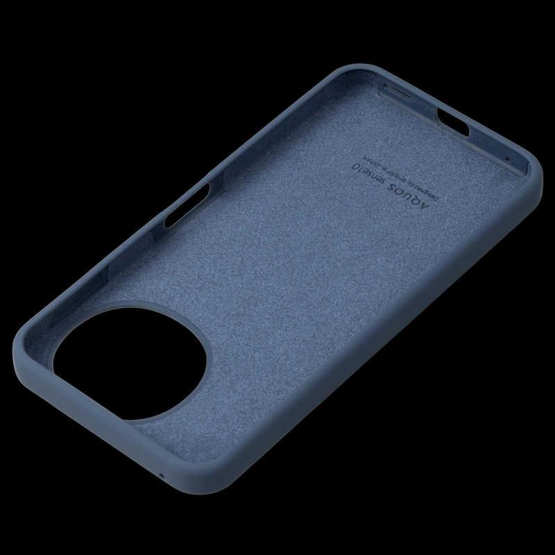 シャープ SHARP AQUOS sense10用SHARP純正シリコンケース デニム