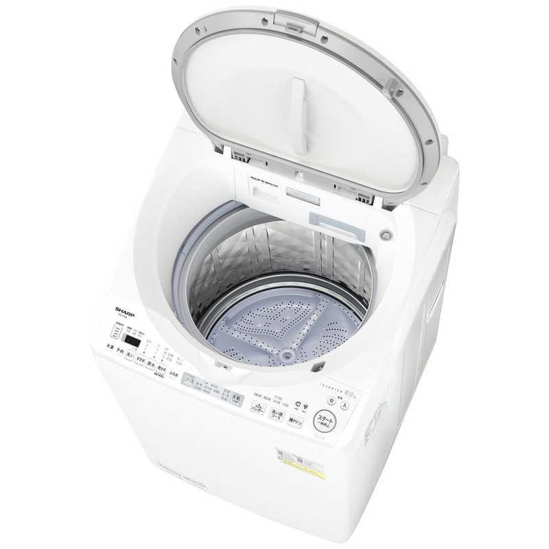 シャープ SHARP 縦型洗濯乾燥機 洗濯8.0kg 乾燥4.5kg ヒーター乾燥