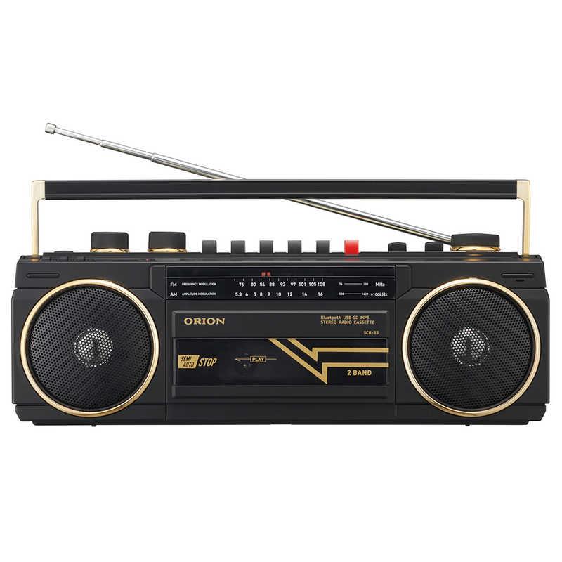 オリオン電機 Bluetooth機能搭載ステレオラジオカセット ブラック SCR