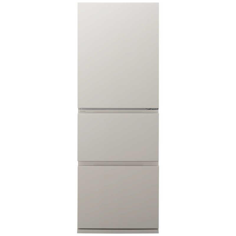 パナソニック　Panasonic　冷蔵庫 3ドア 326L 右開き JSタイプ 真ん中野菜室 ナノイーX 幅60cm マットライトベージュ　NR-C33JS2-C（標準設置無料） パナソニック Panasonic 冷蔵庫 3ドア 326L 右開き JSタイプ 真ん中