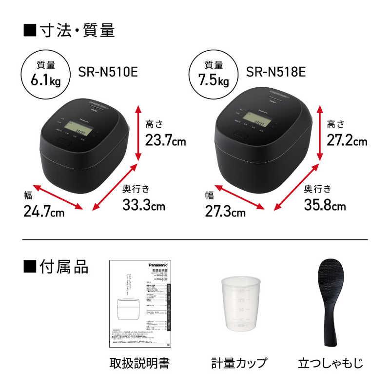 パナソニック Panasonic 炊飯器 5.5合 おどり炊き 可変圧力IHジャー