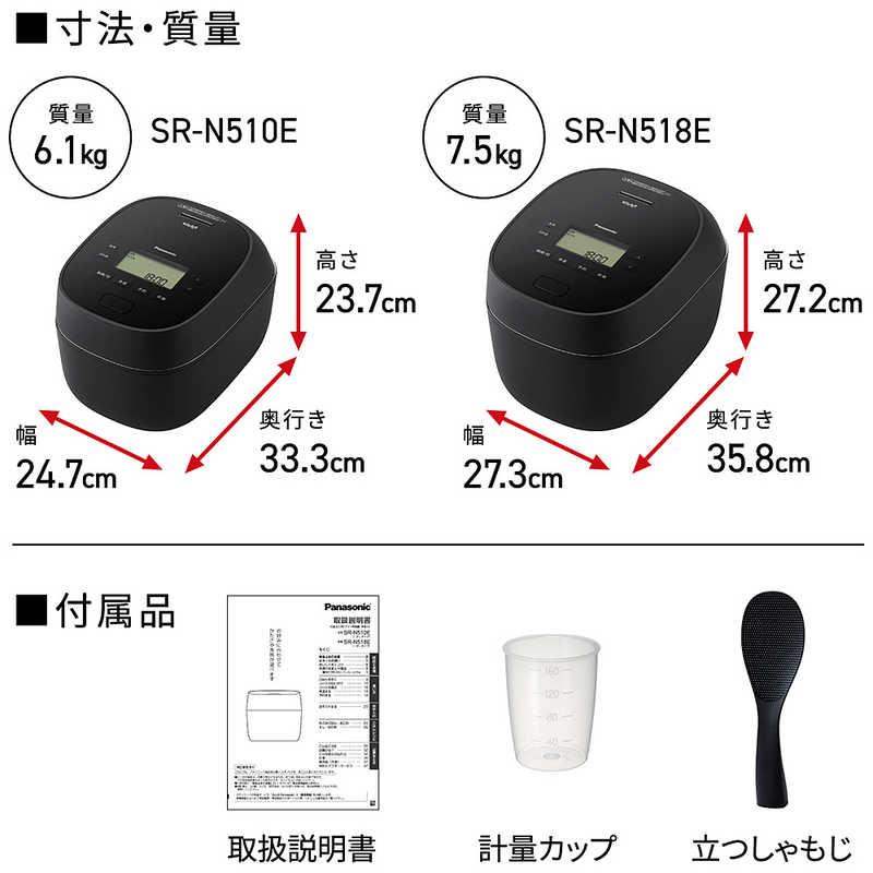 パナソニック Panasonic 炊飯器 1升 おどり炊き 可変圧力IHジャー