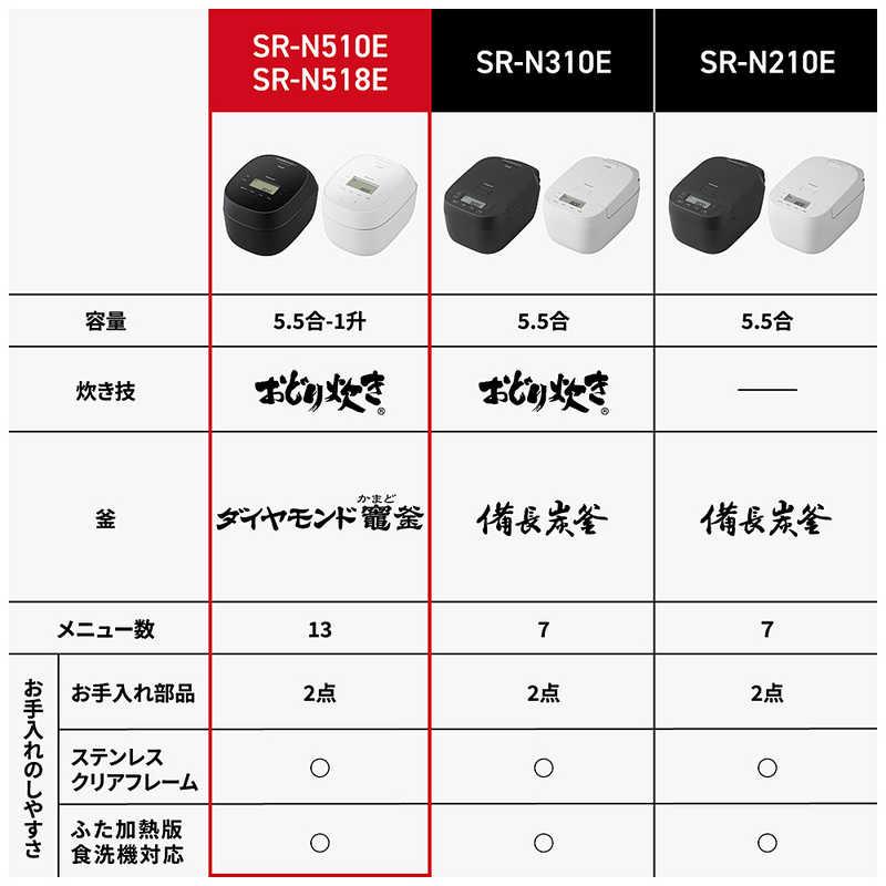 パナソニック Panasonic 炊飯器 1升 おどり炊き 可変圧力IHジャー