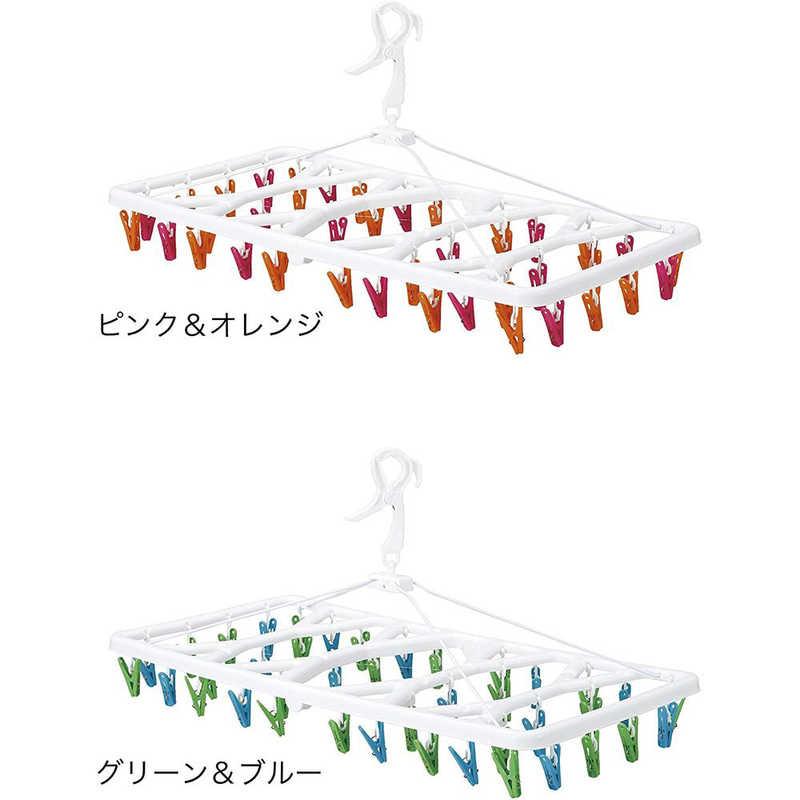 CB JAPAN CBジャパン ランドリーハンガー40P ピンク×オレンジ CB JAPAN CBジャパン ランドリーハンガー40P ピンク×オレンジ
