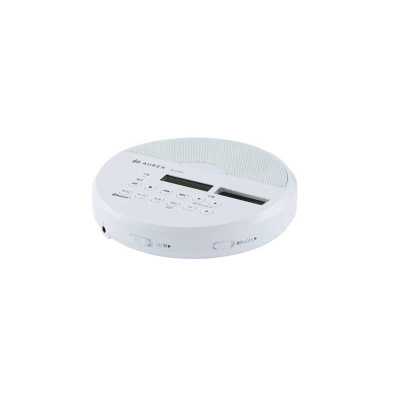 東芝 TOSHIBA ポータブルCDプレーヤー AUREX ホワイト AX-CP50-W