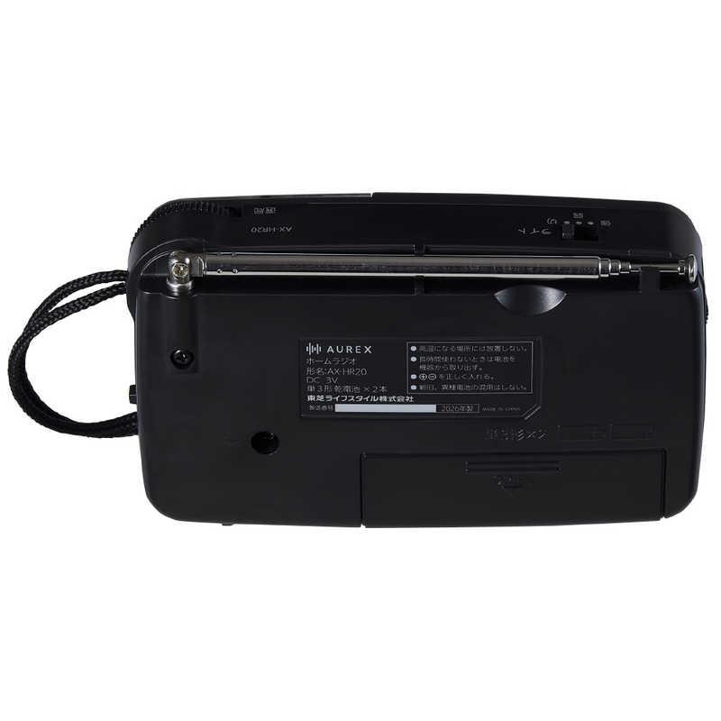 東芝 TOSHIBA ホームラジオ AUREX ［ワイドFM対応 / AM/FM］ ブラック