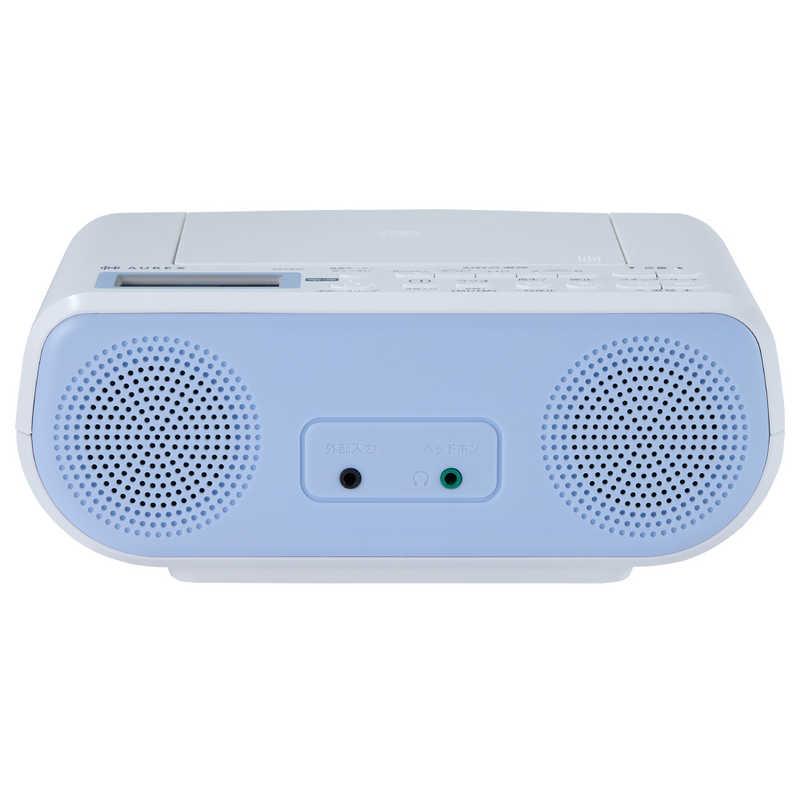 東芝 TOSHIBA CDラジオ AUREX ［ワイドFM対応］ ブルー AX-CR30-L 