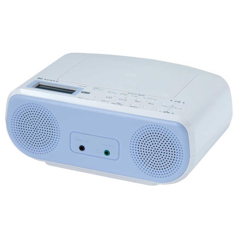 東芝 TOSHIBA CDラジオ AUREX ［ワイドFM対応］ ブルー AX-CR30-L