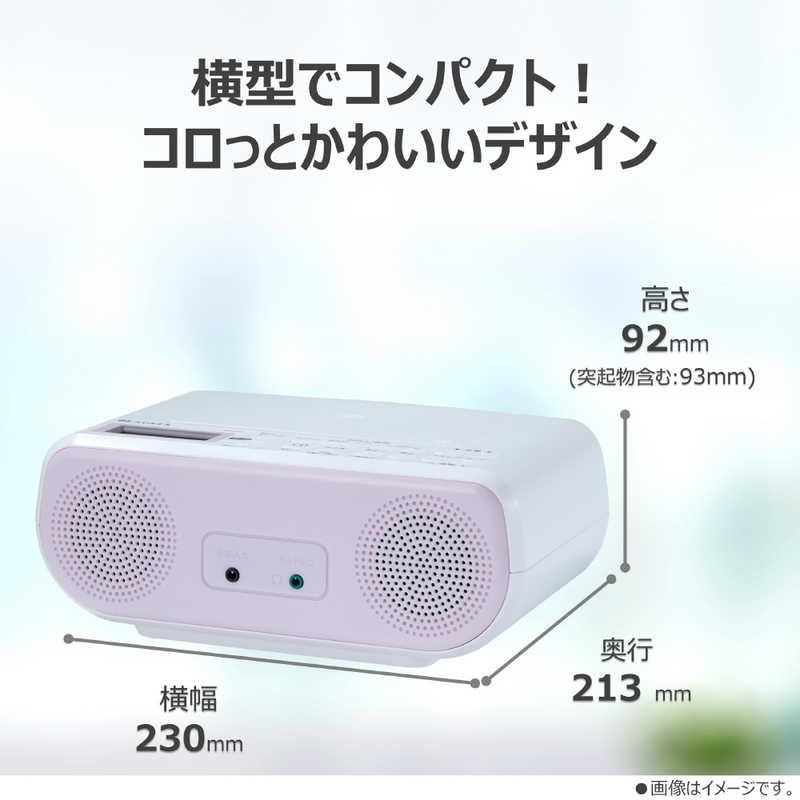 東芝 TOSHIBA CDラジオ AUREX ［ワイドFM対応］ ピンク AX-CR30-P