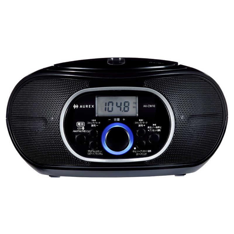 東芝　TOSHIBA　CDラジオ AUREX ［ワイドFM対応 / Bluetooth対応］ ブラック　AX-CW10-K（Yahoo!・コジマYahoo!店）