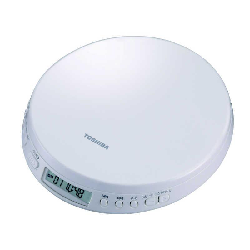 TOSHIBA 東芝 TOSHIBA ポータブルCDプレーヤー ホワイト TY-P10-W