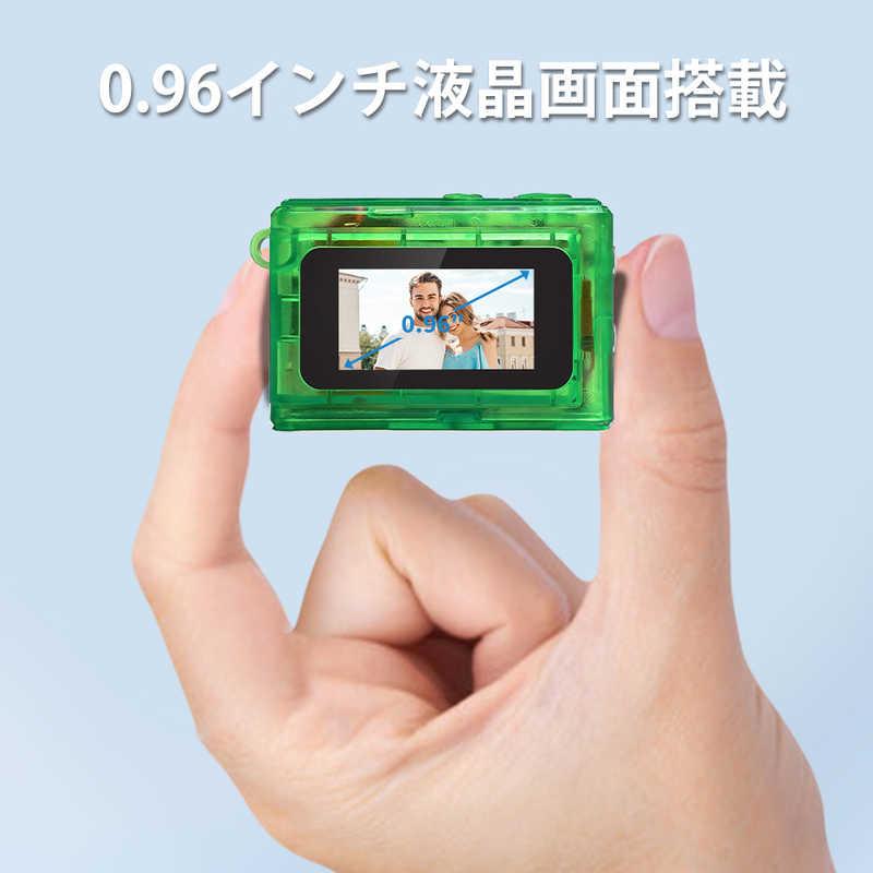 SAC CONNECT オリジナルコンパクトデジタルMINIカメラ クリアグリーン