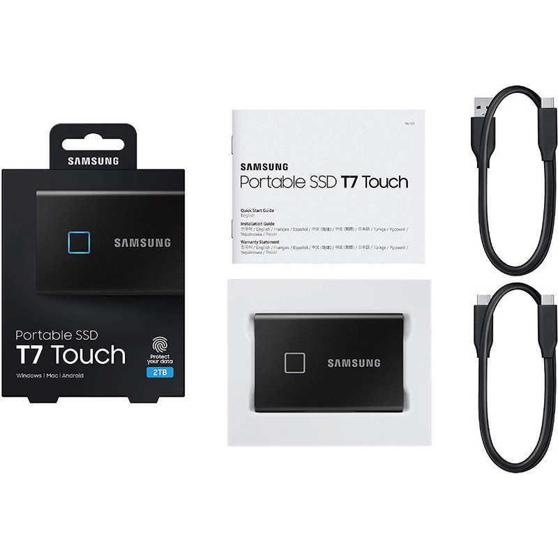 SAMSUNG　外付けSSD T7 Touch [ポータブル型 /2TB]　MU-PC2T0K/IT ブラック｜y-kojima｜03