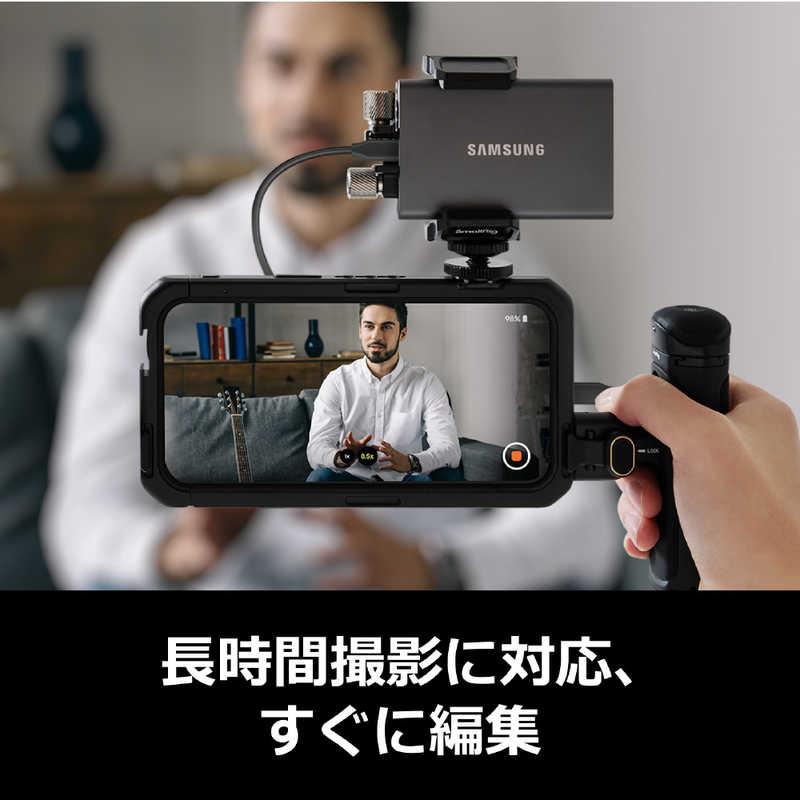 SAMSUNG　外付けSSD T7 ［4TB /ポータブル型］ グレー　MU-PC4T0T-IT/Aの画像
