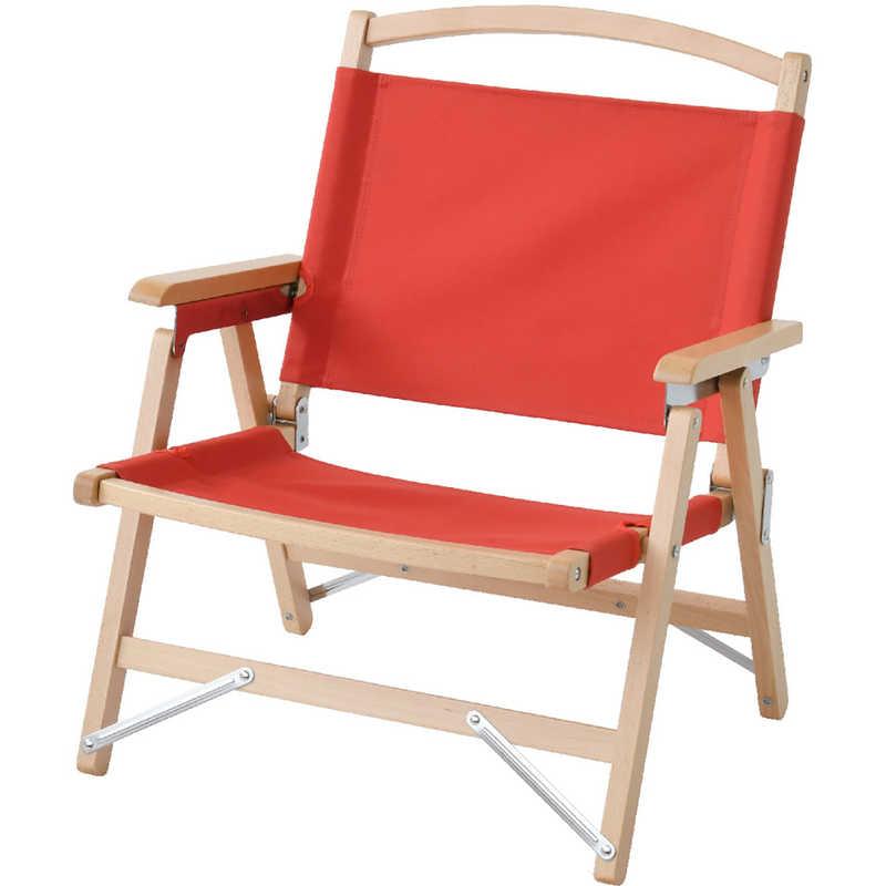 アウトサム　ZELデッキチェア ZEL Deck Chair Low レッド　TF-ZELD-N アウトサム ZELデッキチェア ZEL Deck Chair Low レッド TF-ZELD-N