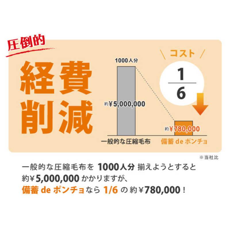 ファシル 備蓄deポンチョ 200人分 8474の画像