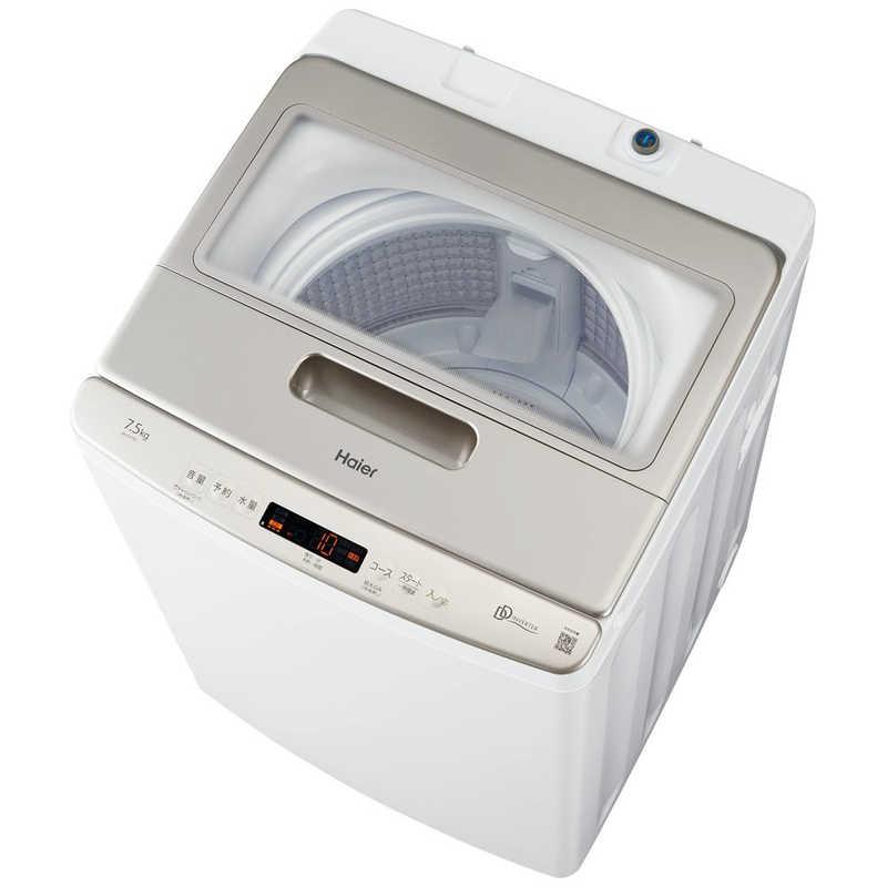 Haier（ハイアール） 全自動洗濯機 洗濯7.5kg ホワイト JW-LD75C-W 
