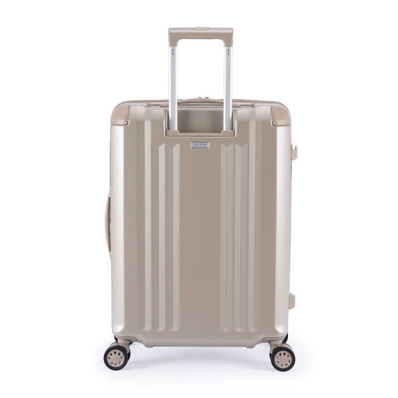 A.L.I　スーツケース ジッパータイプ デカかるEdge2 宿泊目安：7〜9日間 [TSAロック搭載 / 72L] マットシャンパンゴールド　ALI-090-24Wの画像