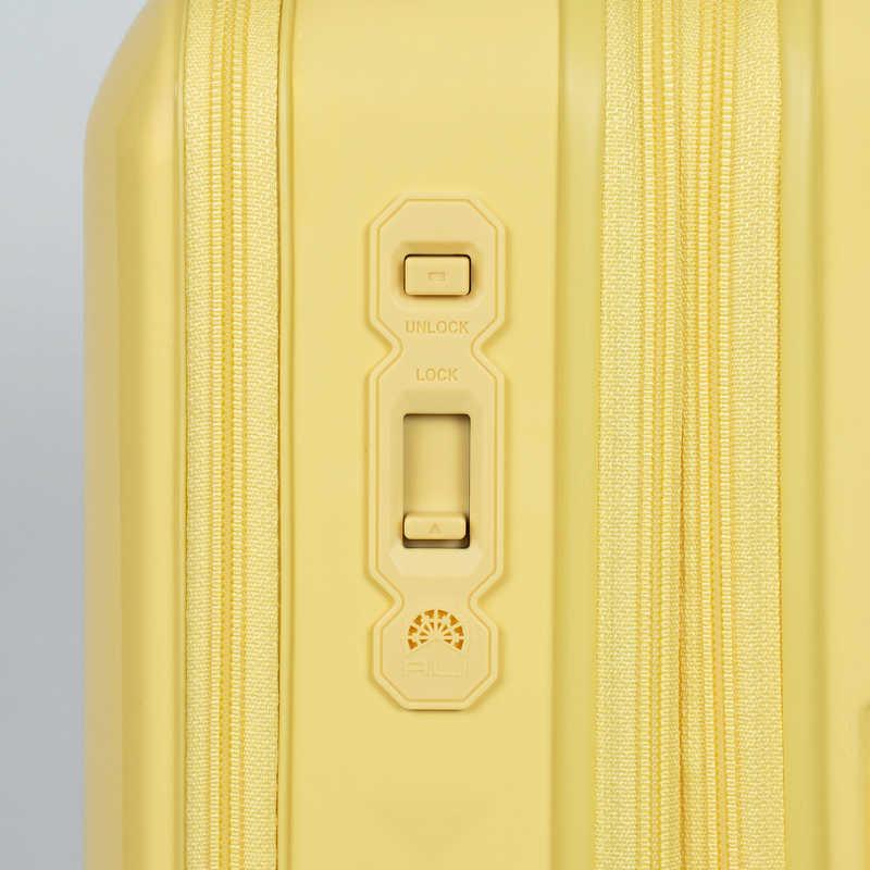 A.L.I　スーツケース ジッパータイプ 宿泊目安：4〜6日間 055L 拡張機能搭載 フロントオープン デカかるEdge2 レモンイエロー　ALI-078-22FWの画像