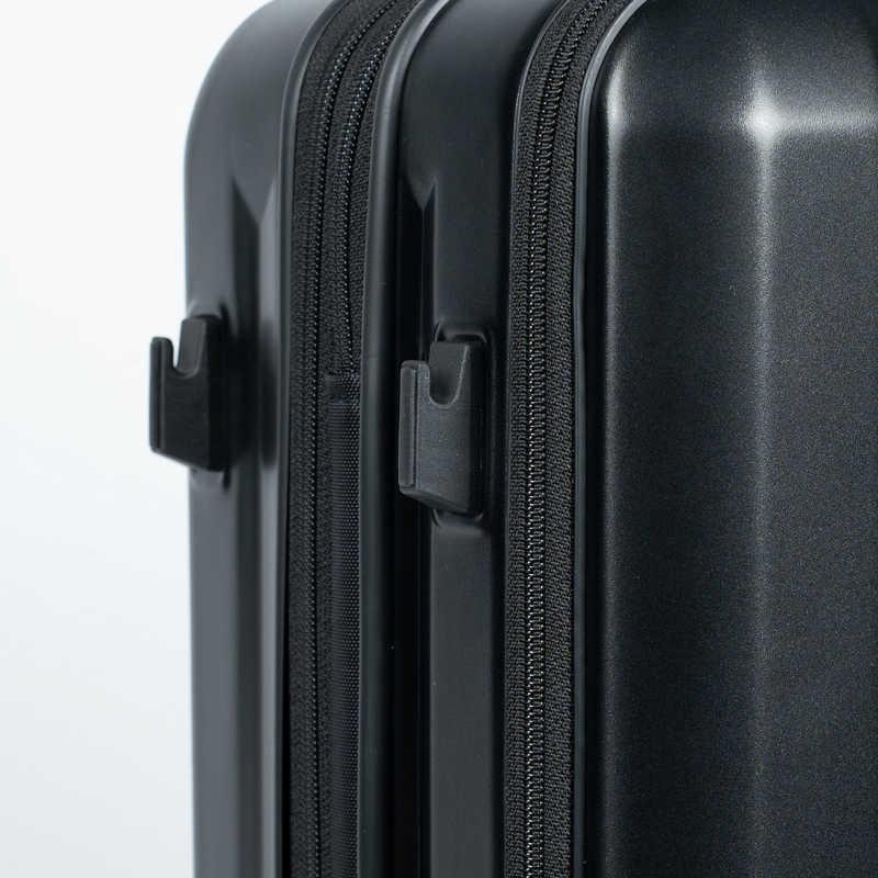 A.L.I　スーツケース ジッパータイプ 宿泊目安：4〜6日間 055L 拡張機能搭載 フロントオープン デカかるEdge2 マットブラック　ALI-078-22FWの画像
