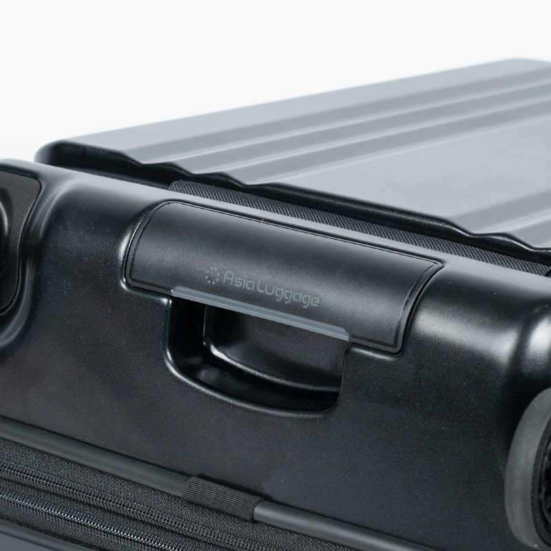 A.L.I　スーツケース ジッパータイプ 宿泊目安：4〜6日間 055L 拡張機能搭載 フロントオープン デカかるEdge2 マットブラック　ALI-078-22FWの画像