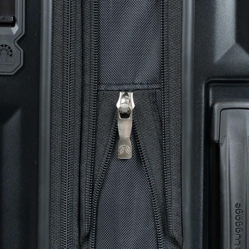 A.L.I　スーツケース ジッパータイプ 宿泊目安：4〜6日間 055L 拡張機能搭載 フロントオープン デカかるEdge2 マットブラック　ALI-078-22FWの画像