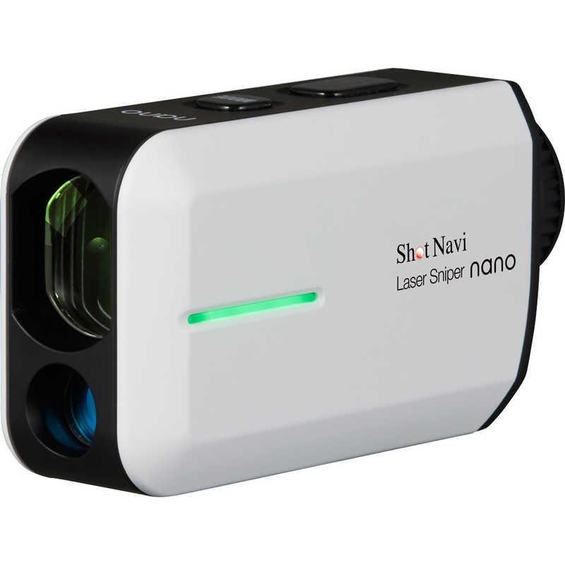 ショットナビ レーザー距離計 ホワイト LASERSNIPERNANOWH 