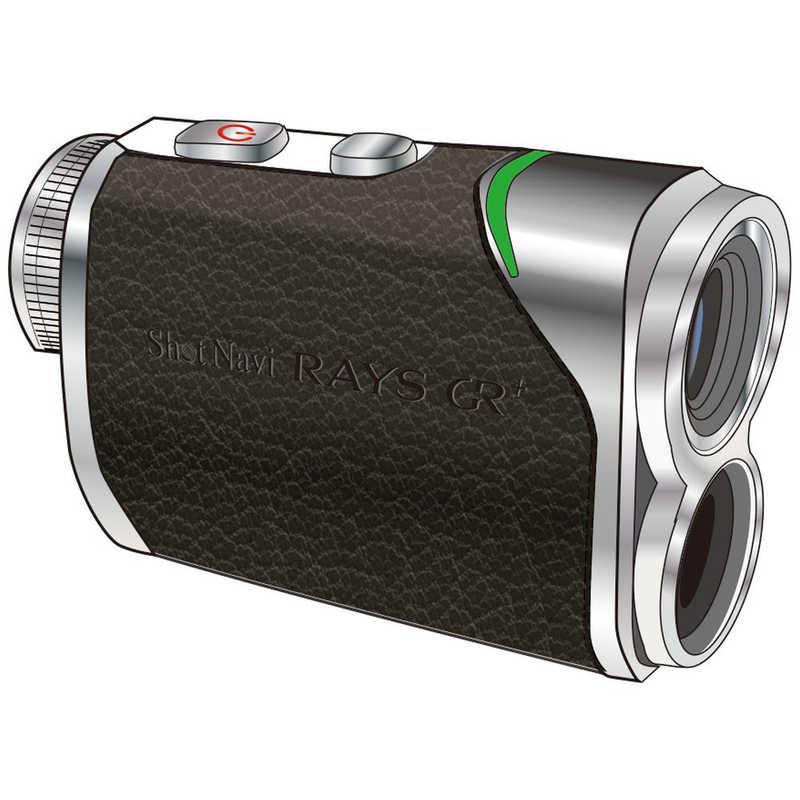ショットナビ ゴルフ用距離測定器 RAYS GR+ Black RAYSGRPlusBLACK