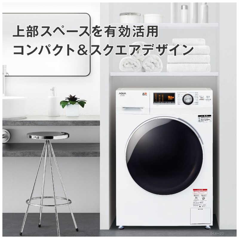 AQUA アクア AQUA ドラム式洗濯機 洗濯8.0kg 乾燥機能無 (左開き AQUA アクア AQUA ドラム式洗濯機 洗濯8.0kg 乾燥機能無 (左開き