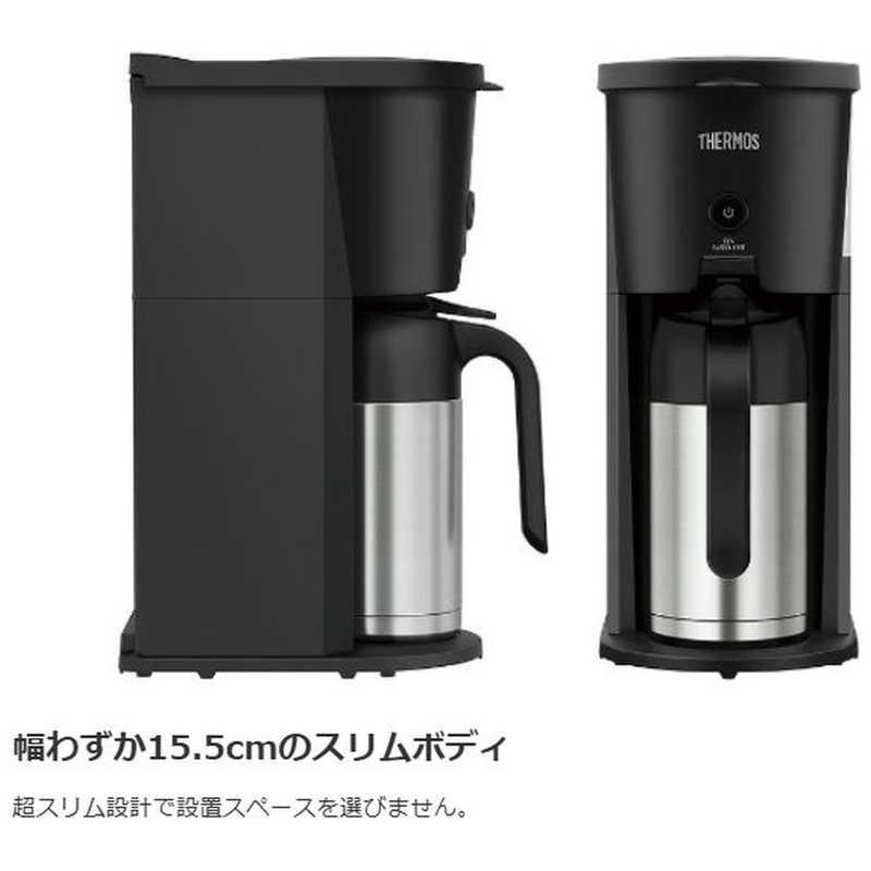 コーヒーメーカー・エスプレッソマシン THERMOS ECJ-700(BK) BLACK THERMOS（サーモス） 真空断熱ポット コーヒーメーカー ブラック ECJ
