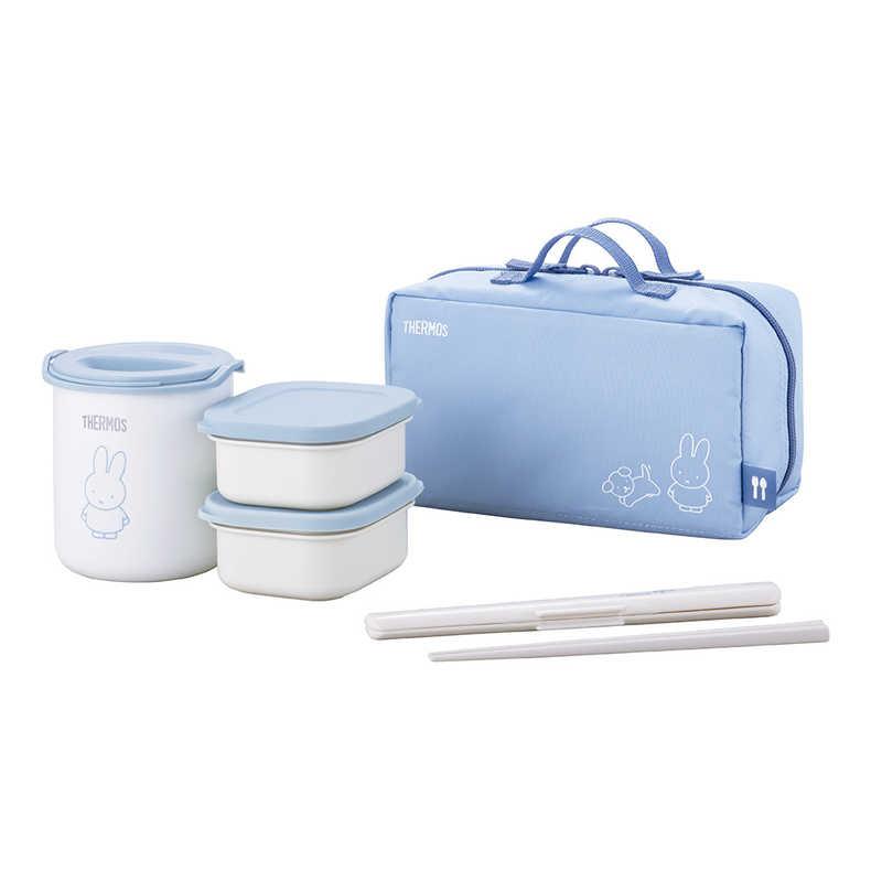 サーモス　保温弁当箱 ミッフィーコラボモデル 250ml アッシュブルー　DBQ-257B-ASB