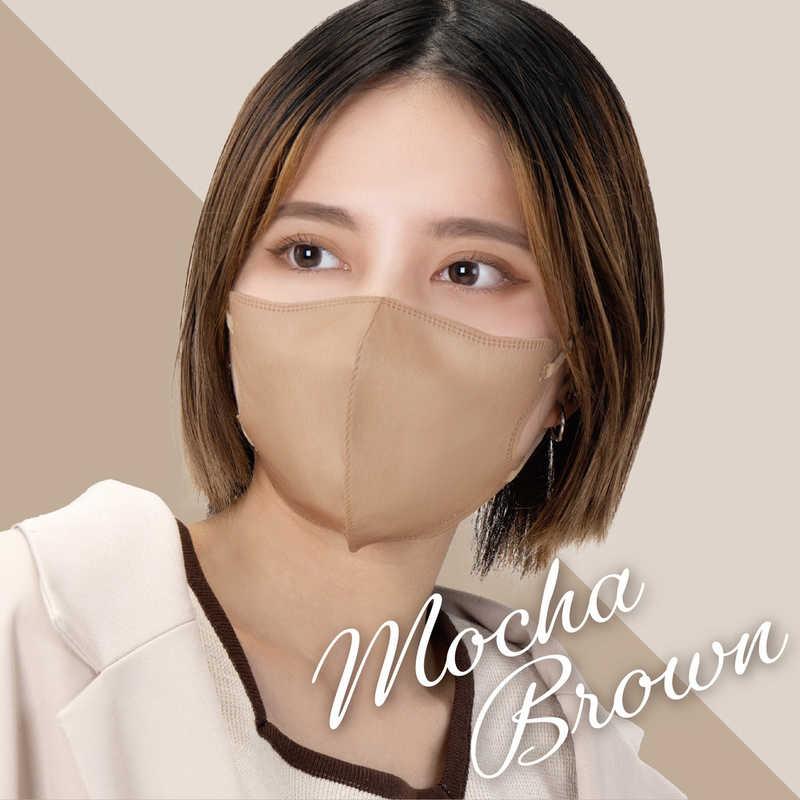 医食同源 SPUN MASK 立体型 7枚入(個別包装) モカブラウン : コジマ