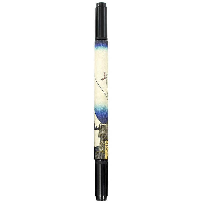 日本製墨書遊 (筆ペン)香りの絵巻「和モダン」 A-3 SKE035003 : コジマ