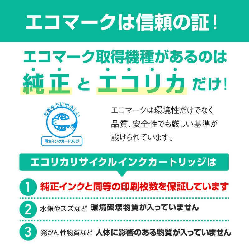 エコリカ　リサイクルインクカートリッジ【キヤノン用　 BCI-381XLBK互換】 ブラック 　ECI-C381XLB｜y-kojima｜09