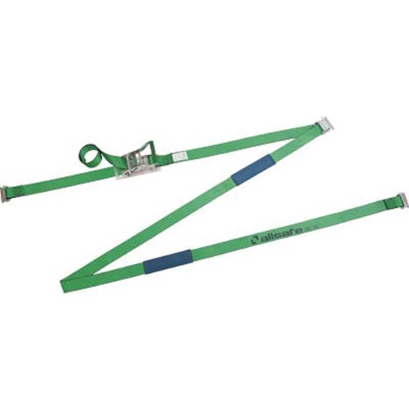オールセーフ　ベルト荷締機 リターン式T-ワンピース付きラッシングベルト　R5TP1R