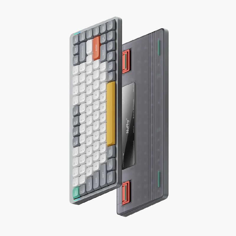 【美品】NuPhy Air75 V2 ワイヤレスキーボード JIS配列日本語配列 NUPHY キーボード Air75 V2(Wisteria・英語配列) ［有線・ワイヤレス