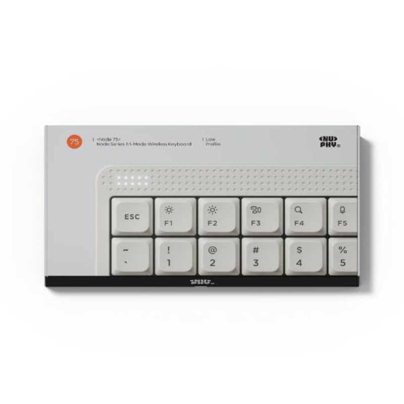 NUPHY Node75 メカニカルキーボード・Ansi・Blush nano軸(静音リニア