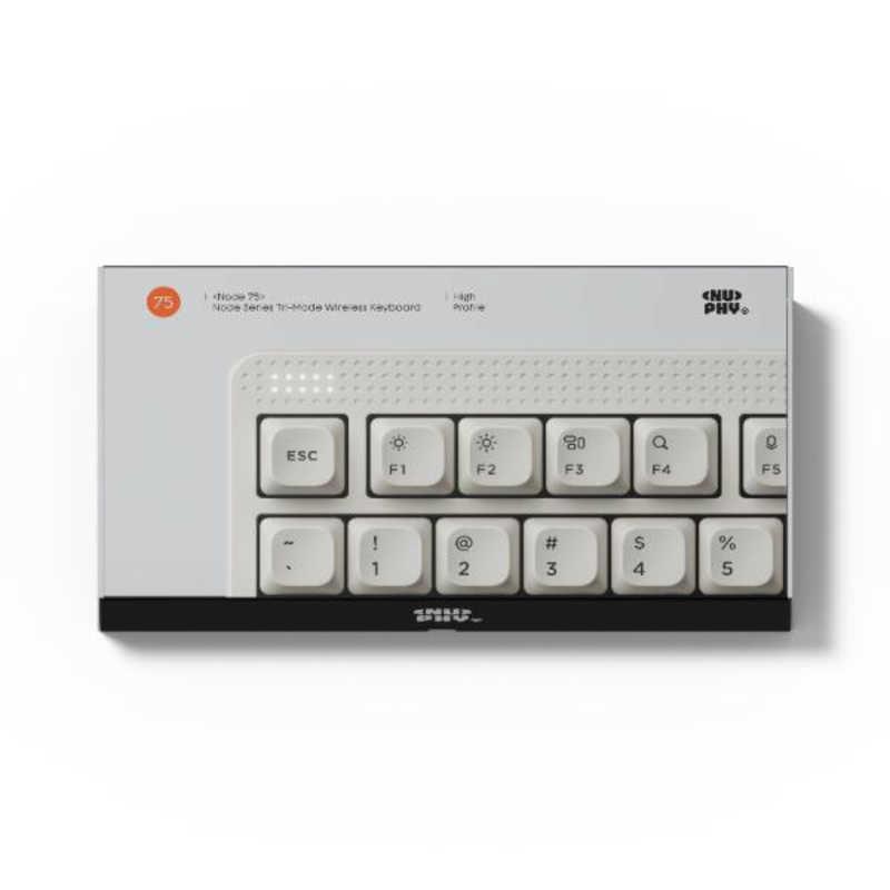 NuPhy Node75 ANSI配列 ハイプロファイル Blush Max軸 NUPHY Node75 メカニカルキーボード・Ansi・Blush Max軸(静音リニア