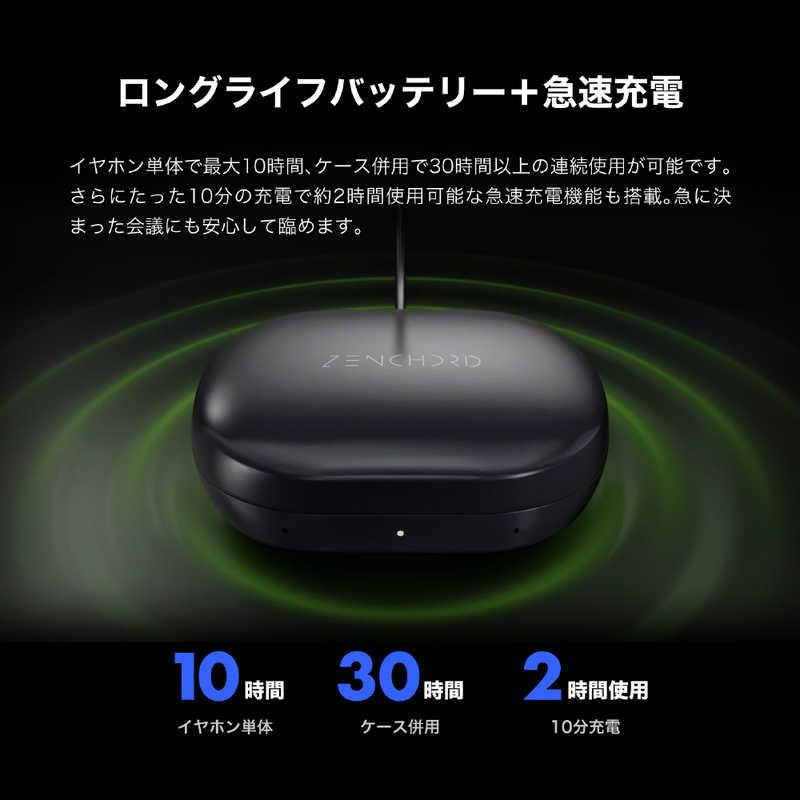【美品】Zenchord1 ワイヤレスイヤホン（オープンイヤー型） ZENCHORD 1 アーバングレー AI議事録イヤホン Notta対応 オープン