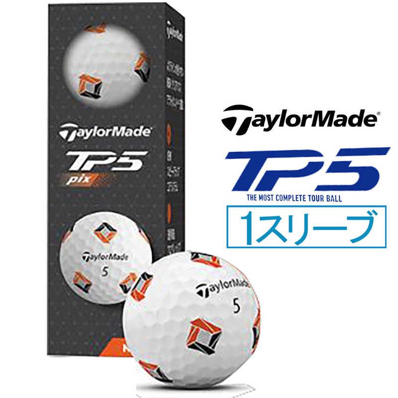 テーラーメイドゴルフ ゴルフボール TP5 White Pix [3球(1スリーブ 