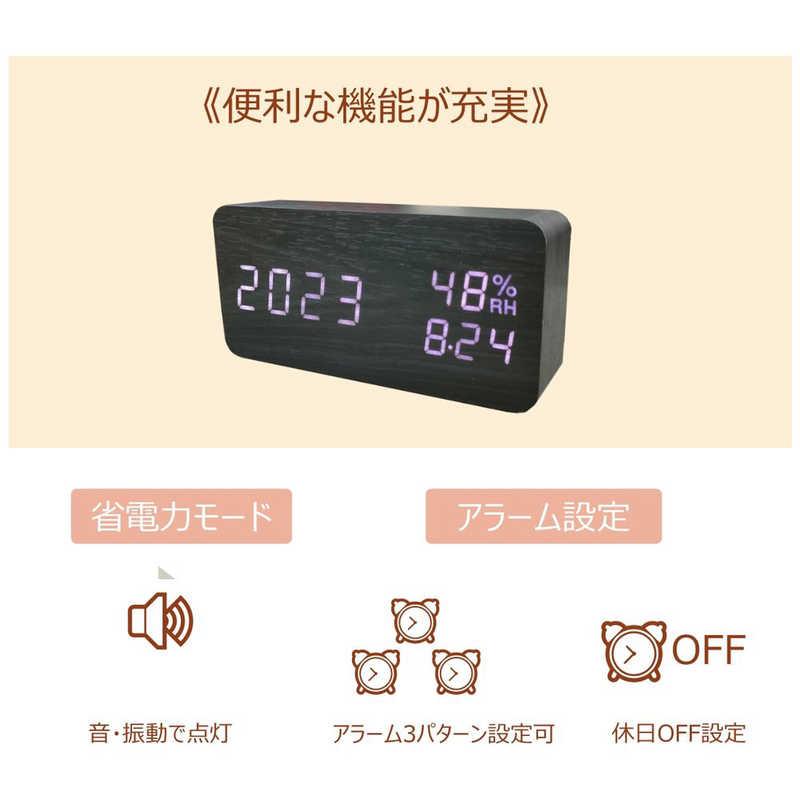 トランスヨーロッパコーポレーション 目覚まし時計 デジタル 日にち
