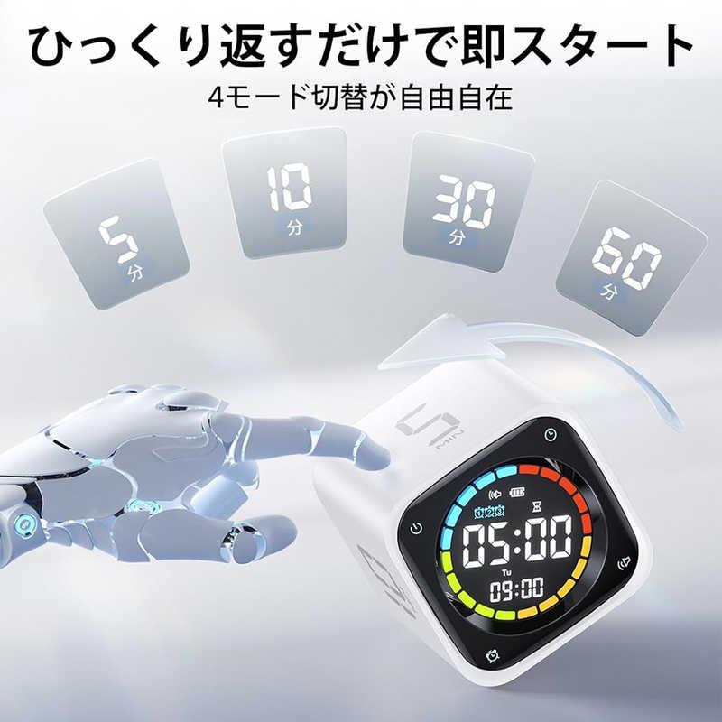LLANO 目覚まし時計 ポモドーロタイマー＋置き時計 生産性アップ・集中
