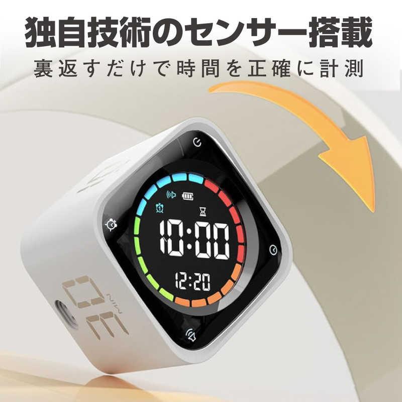 LLANO 目覚まし時計 ポモドーロタイマー＋置き時計 生産性アップ・集中