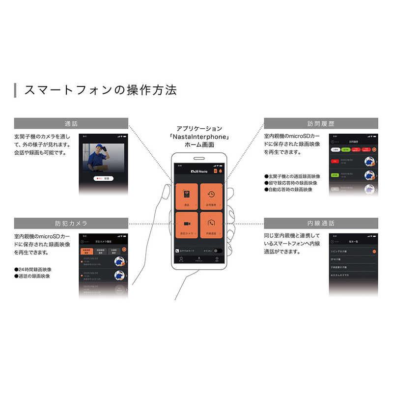 ナスタ　Nasta Interphone 標準セット シルバー＋Lスペース シルバー　KS-ST001A-SVの画像