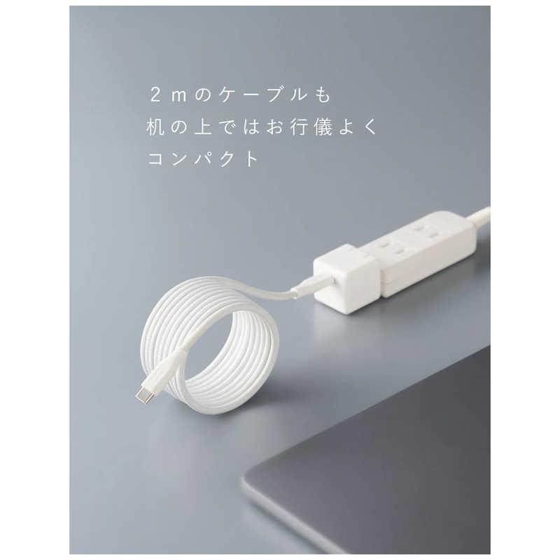 CIO スパイラルケーブル CtoC 2m ［USB Power Delivery対応］ モス