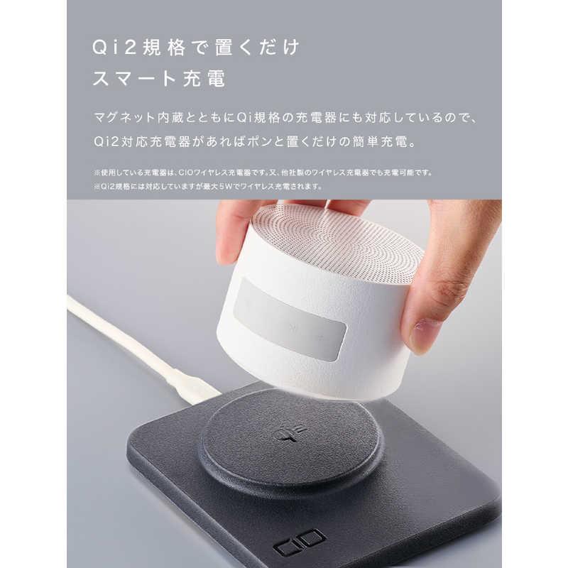 CIO Portable Bath Speaker ［防水 / Bluetooth対応］ ホワイト CIO