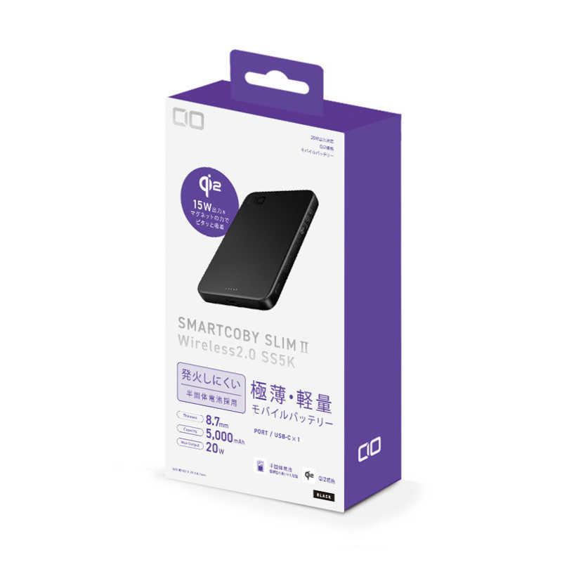 CIO モバイルバッテリー 半固体電池 SMARTCOBY SLIMII Wireless2.0